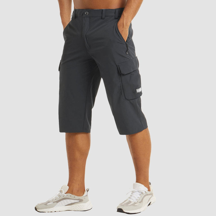 Mens Cargo Shorts Casual Knee Length Pockets