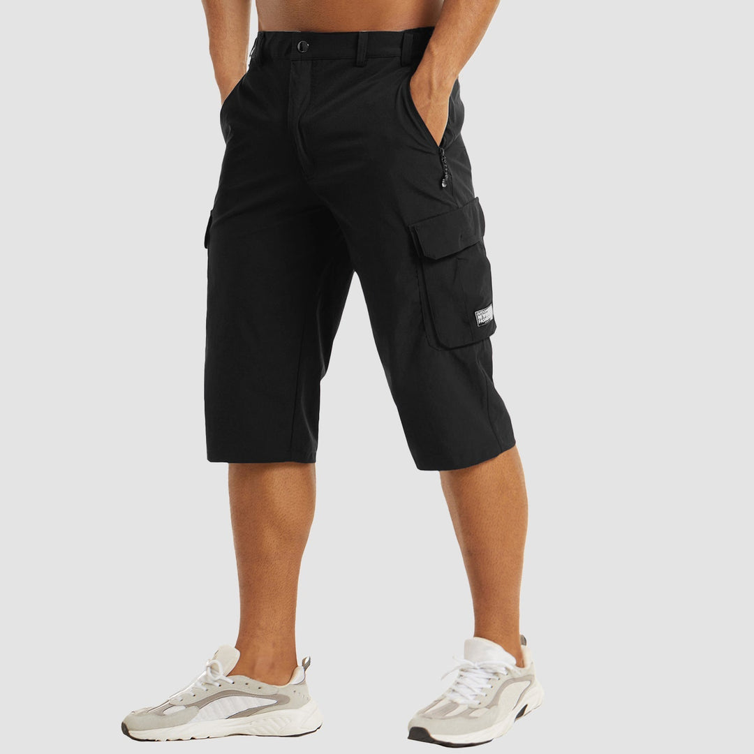 Mens Cargo Shorts Casual Knee Length Pockets