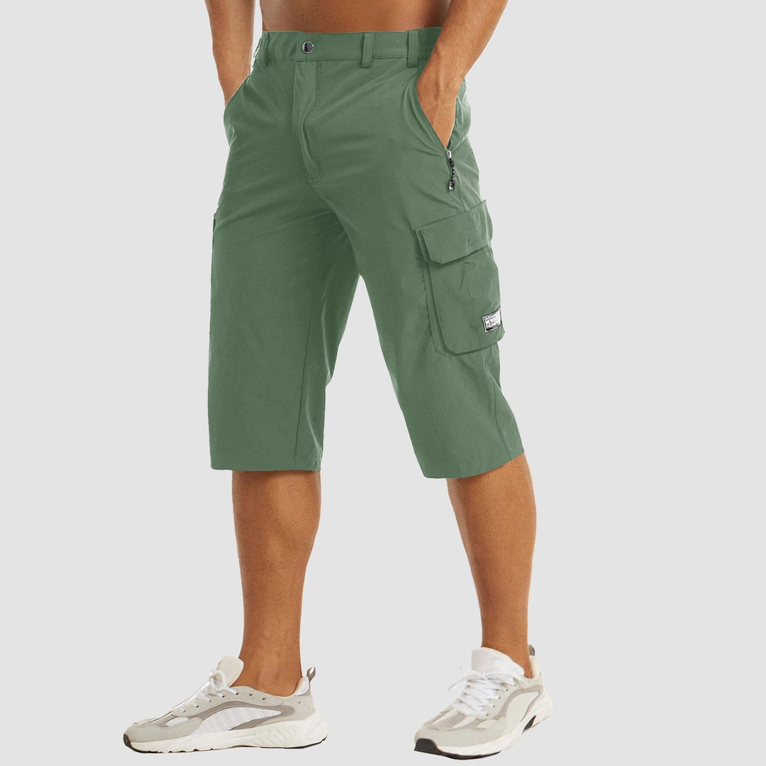 Mens Cargo Shorts Casual Knee Length Pockets