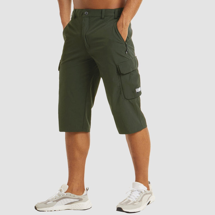 Mens Cargo Shorts Casual Knee Length Pockets