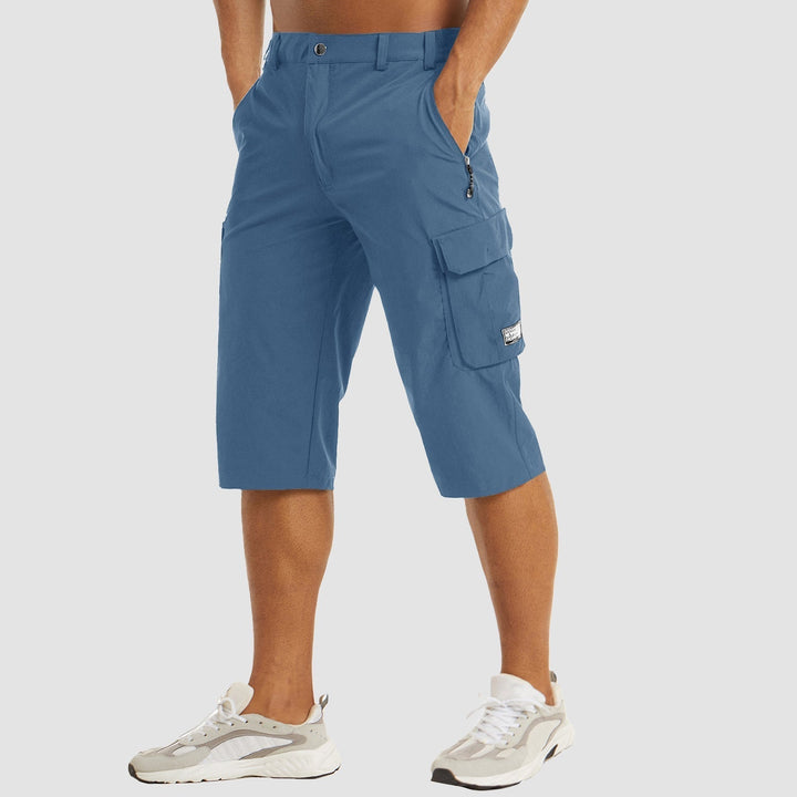 Mens Cargo Shorts Casual Knee Length Pockets
