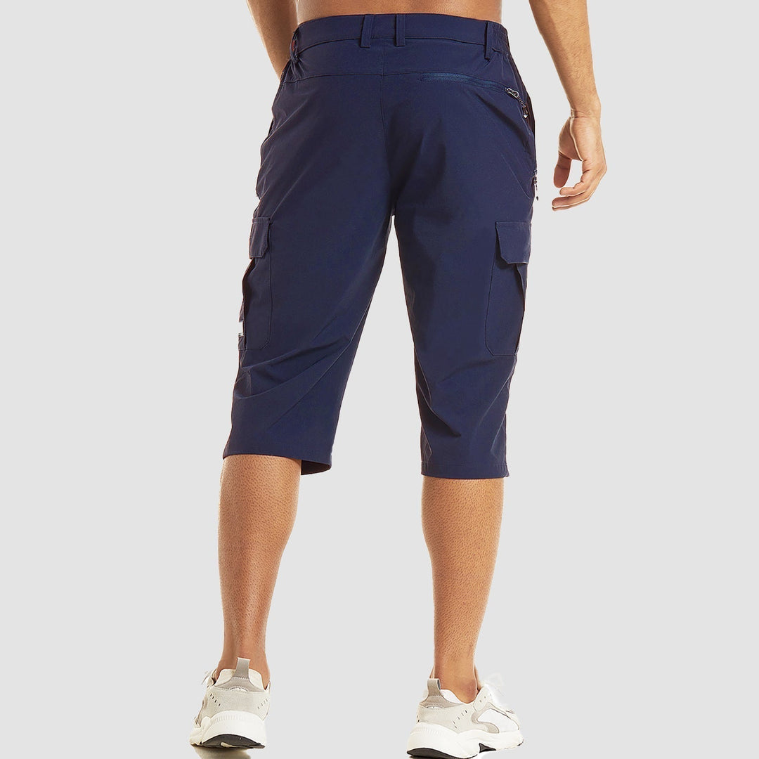 Mens Cargo Shorts Casual Knee Length Pockets