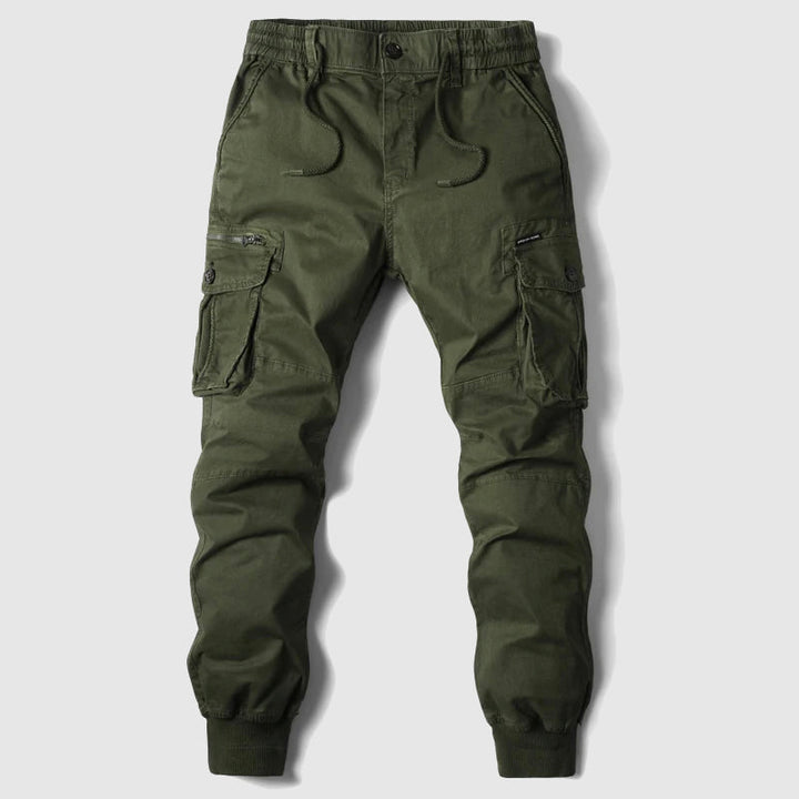 Mens Slim Fit Cargo Pants with Pockets Casual