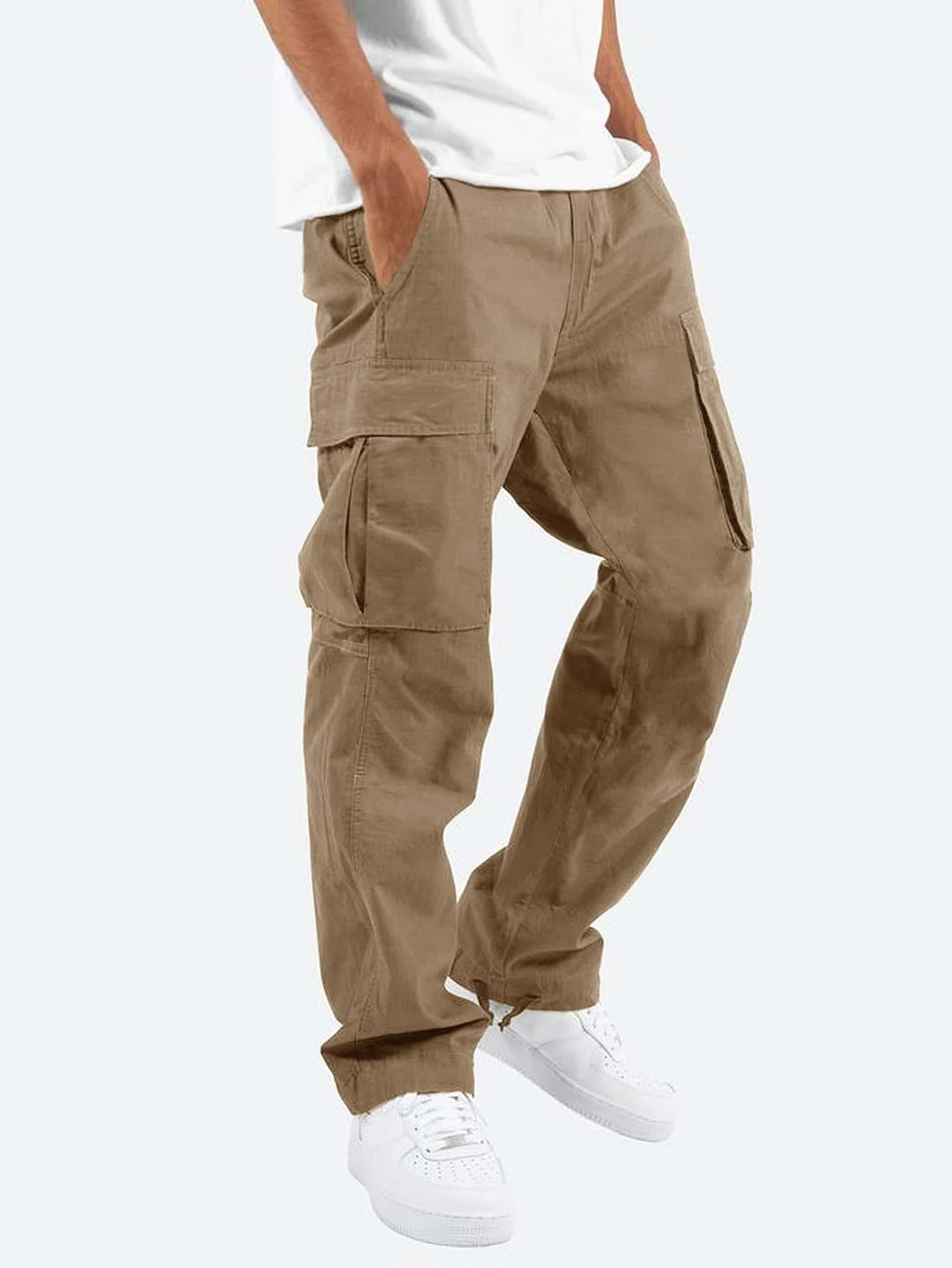 Mens Cargo Pants Loose Fit Comfortable