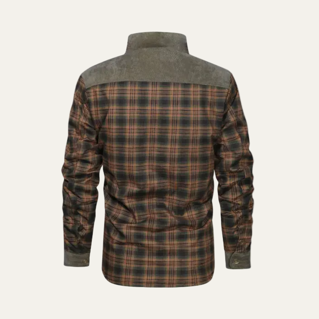 Mens Shirt Jacket Sherpa Lined Heavy Fit