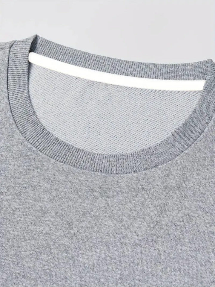 Mens Sweatshirt with Festive Reindeer Print Regular Fit