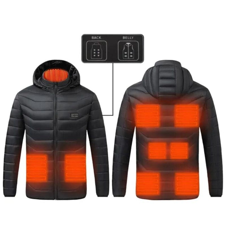 Mens Heated Jacket Insulated Lightweight Warm Fit - BritishMode