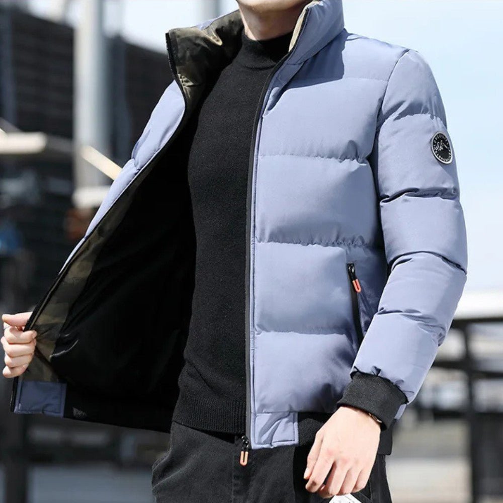 Mens Insulated Puffer Jacket Quilted Warm Fit