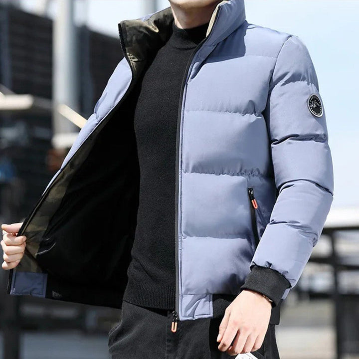 Mens Insulated Puffer Jacket Quilted Warm Fit