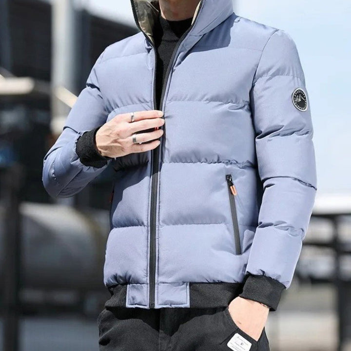Mens Insulated Puffer Jacket Quilted Warm Fit