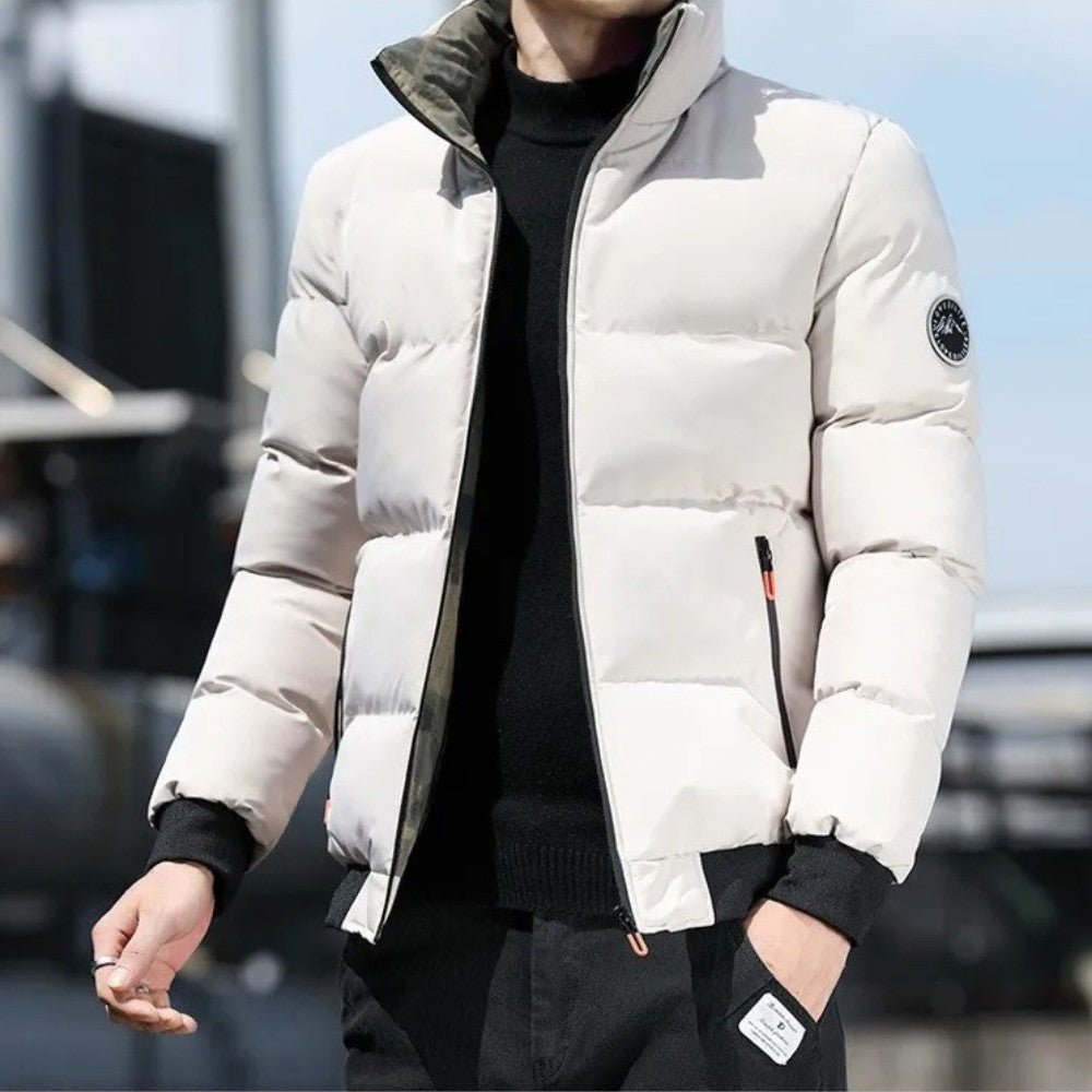 Mens Insulated Puffer Jacket Quilted Warm Fit