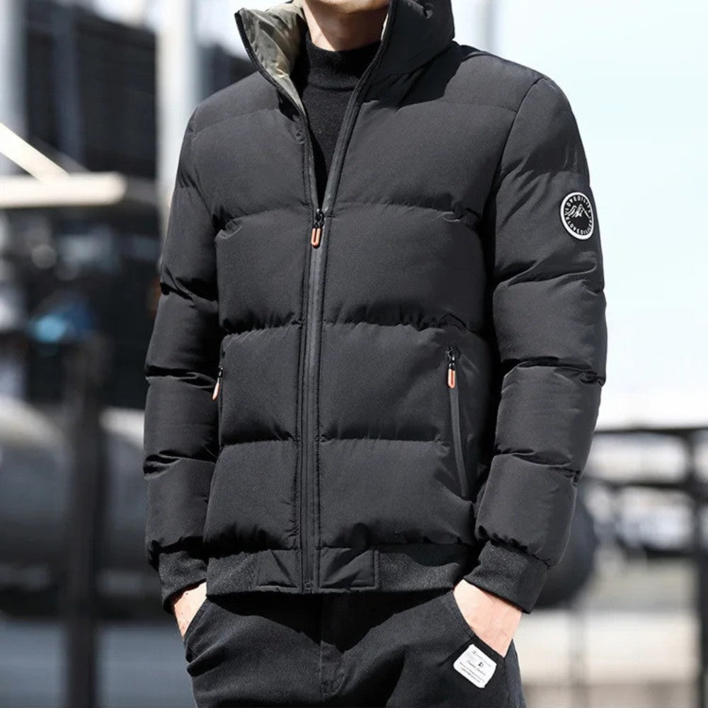 Mens Insulated Puffer Jacket Quilted Warm Fit