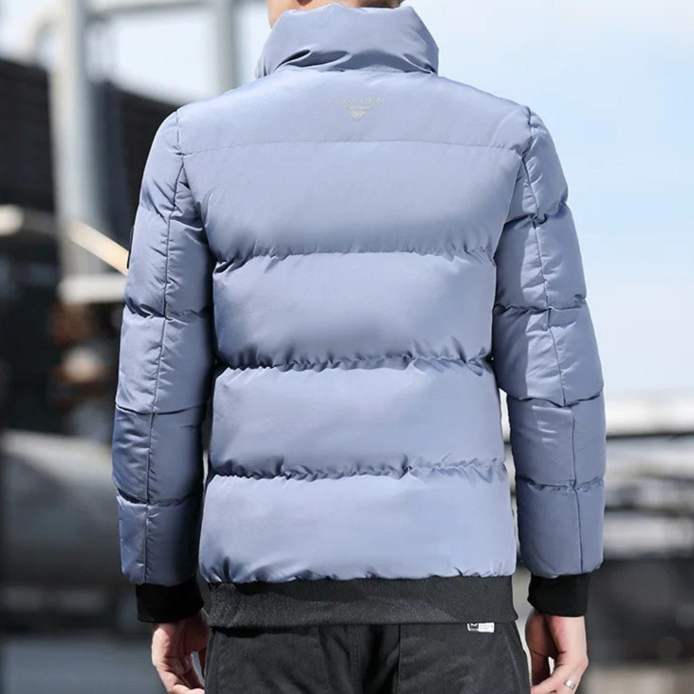 Mens Insulated Puffer Jacket Quilted Warm Fit