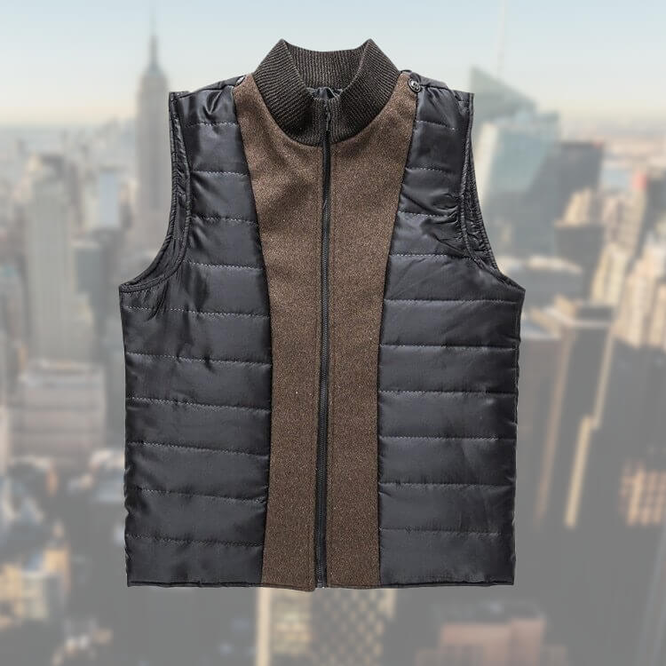 Mens Jacket with Detachable Vest Casual Fit