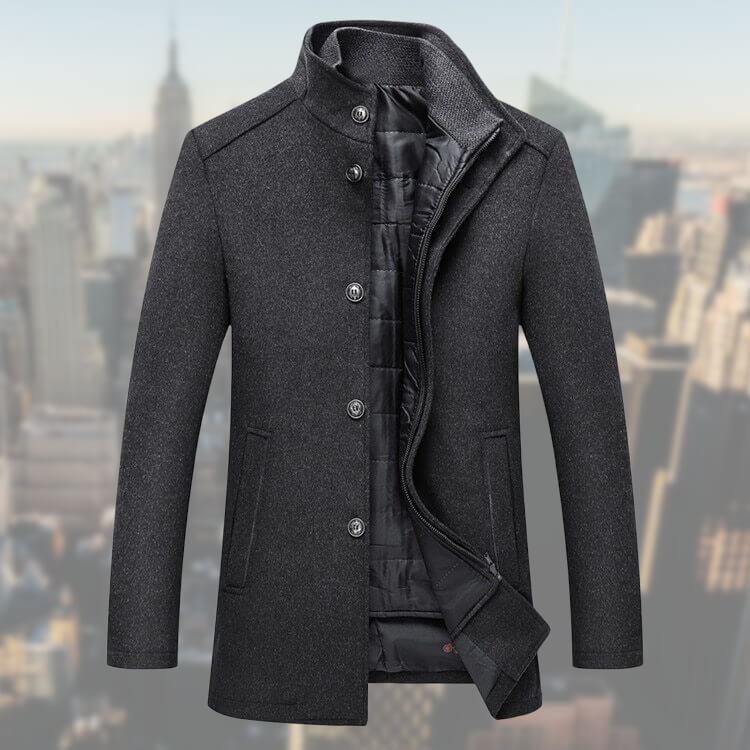 Mens Jacket with Detachable Vest Casual Fit - BritishMode