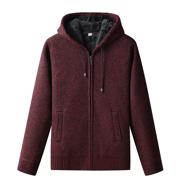 Unisex Zip-Up Hoodie Soft Fleece Warm Fit
