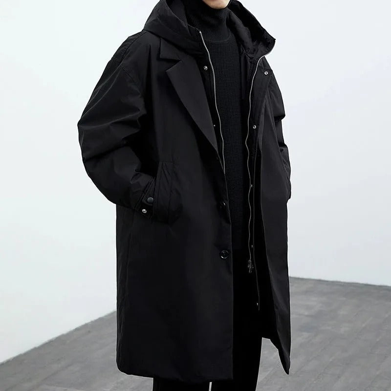 Mens Parka Jacket Waterproof with Hood