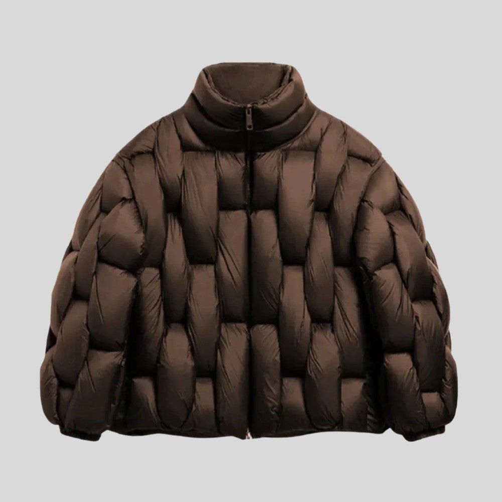 Mens Quilted Puffer Jacket Insulated Lightweight