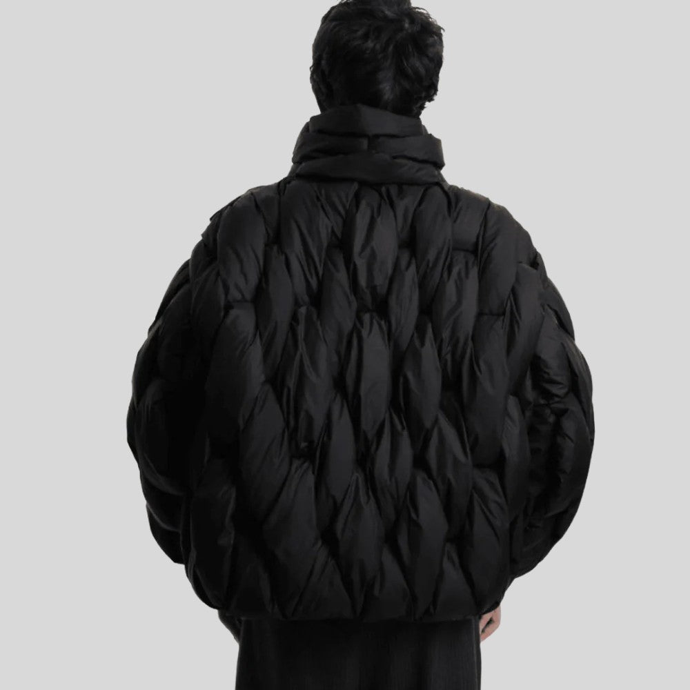 Mens Quilted Puffer Jacket Insulated Lightweight