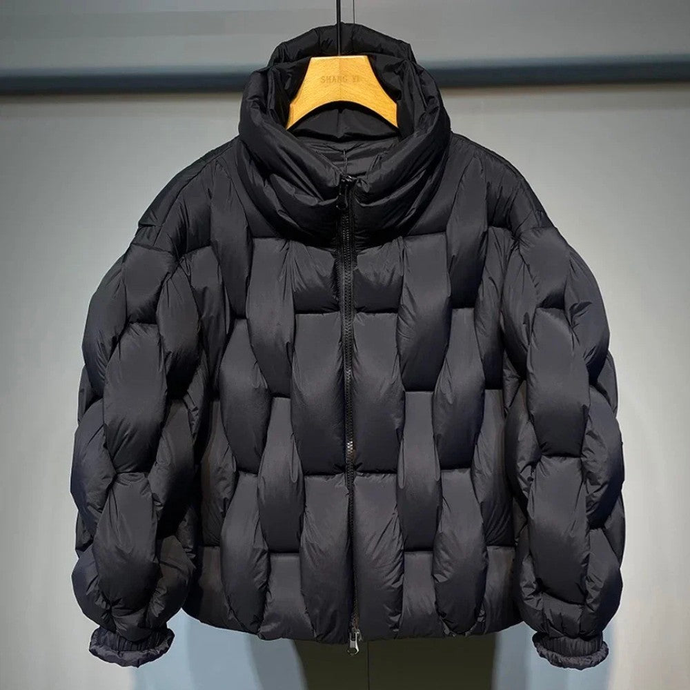 Mens Quilted Puffer Jacket Insulated Lightweight