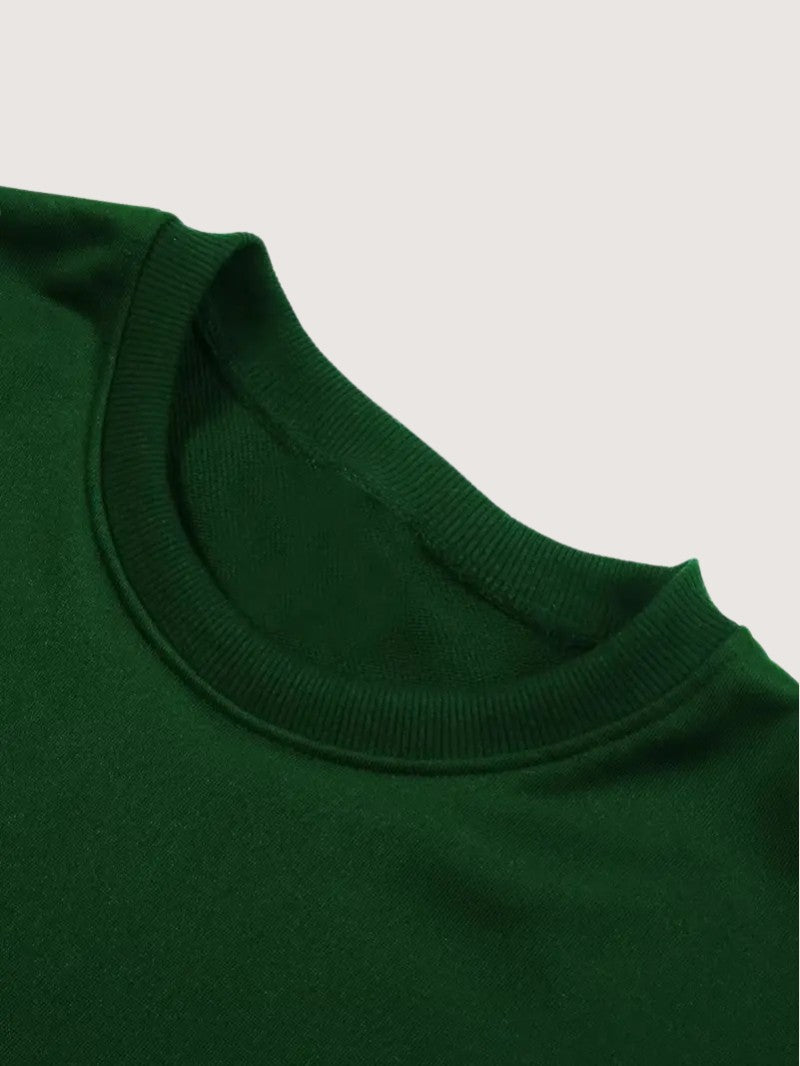 Mens Graphic Sweatshirt Cotton Crewneck Regular Fit
