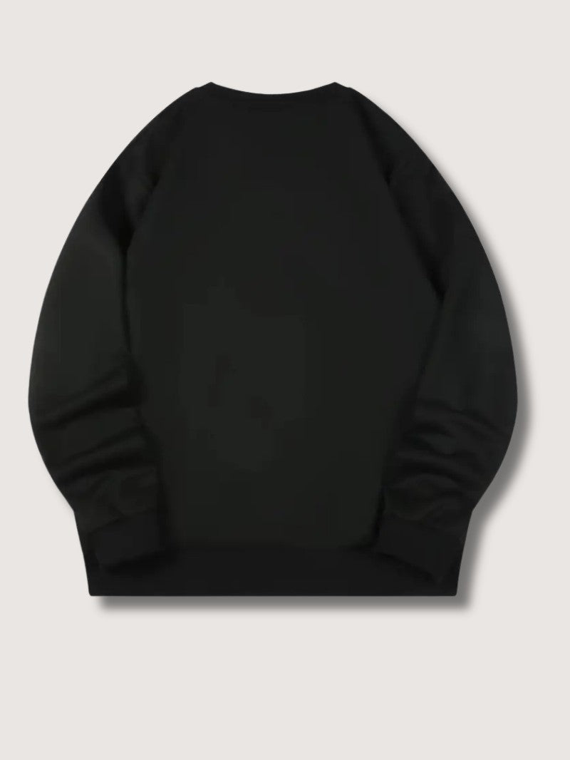 Mens Graphic Sweatshirt Cotton Crewneck Regular Fit