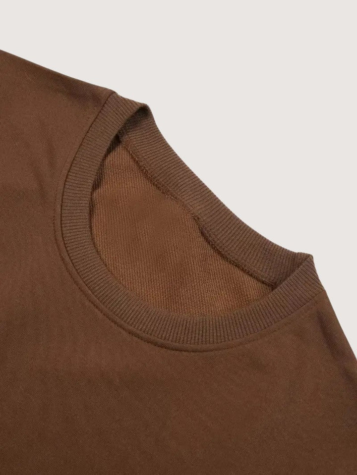 Mens Graphic Sweatshirt Cotton Crewneck Regular Fit