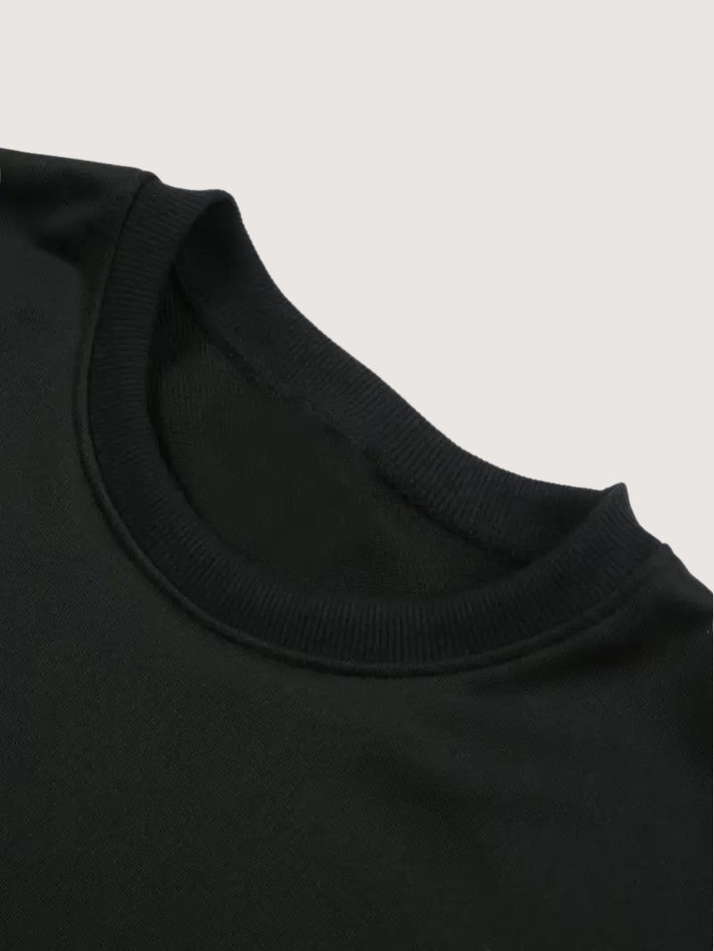 Mens Graphic Sweatshirt Cotton Crewneck Regular Fit