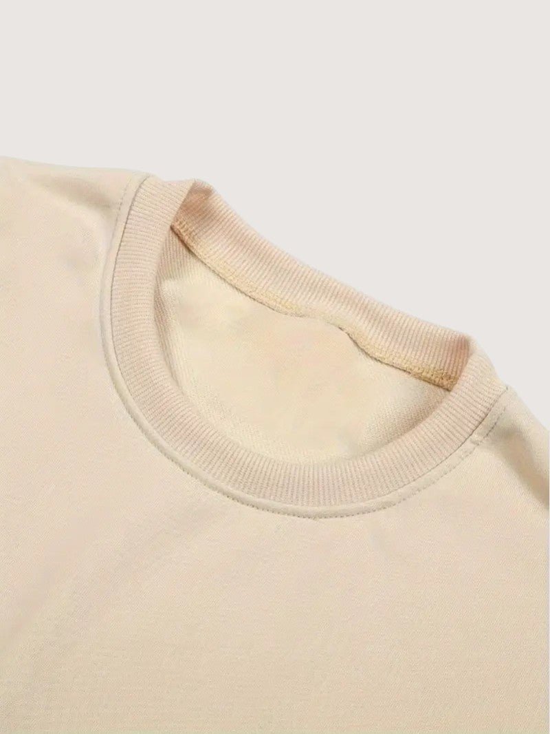 Mens Graphic Sweatshirt Cotton Crewneck Regular Fit