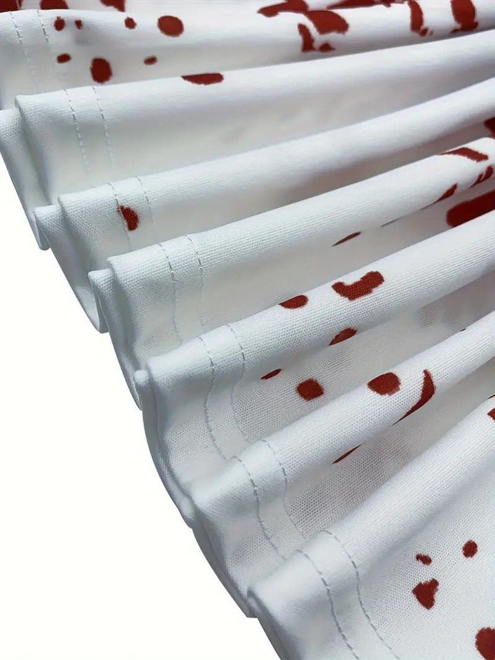 Mens Holiday Shirt with Snowflake Pattern Regular Fit