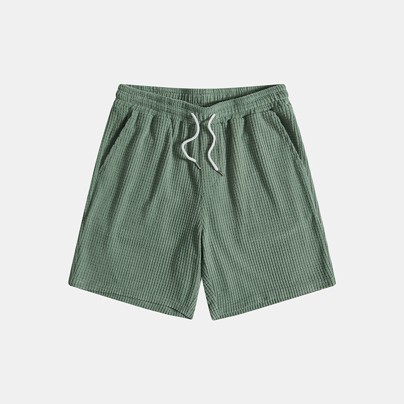 Mens Two-Piece Casual Shirt and Shorts Set