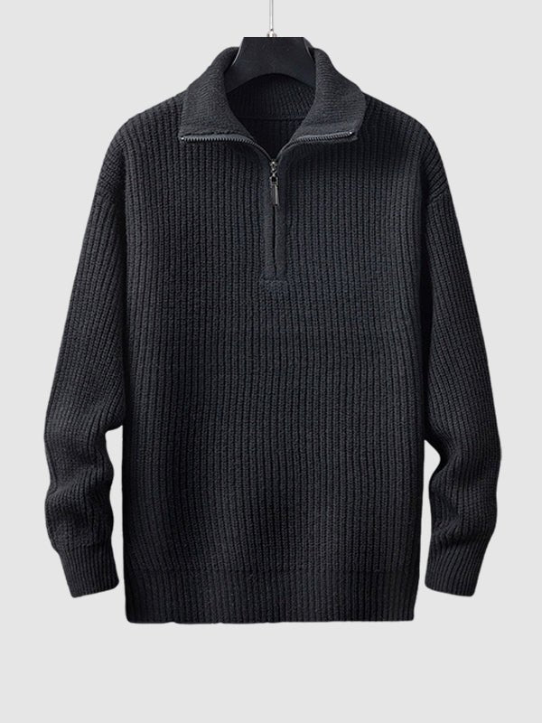Mens Zip Sweater Breathable Lightweight Fit
