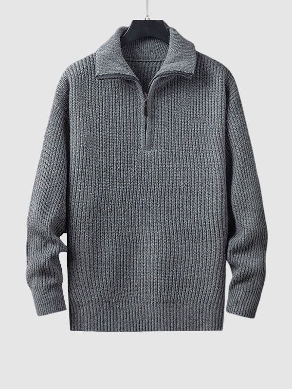 Mens Zip Sweater Breathable Lightweight Fit
