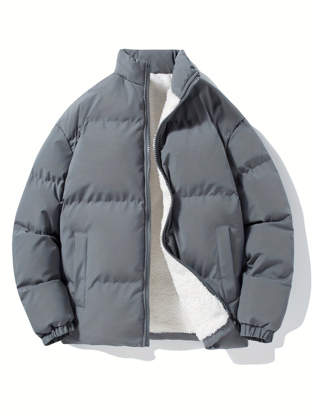 Mens Thermal Jacket with Fleece Lining Regular Fit - BritishMode