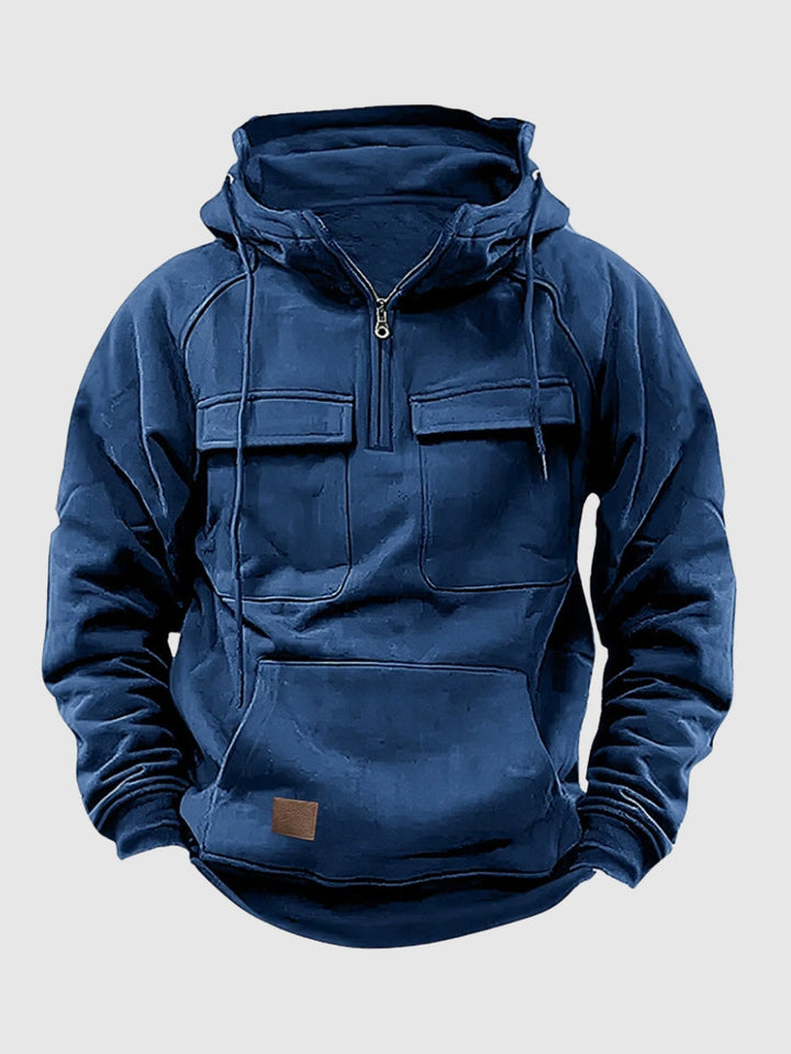 Mens Hoodie Warm Fleece Casual Fit