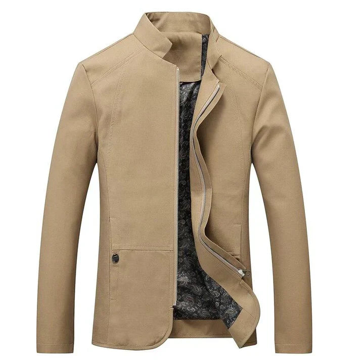 Mens Windbreaker Jacket Zip-Up Lightweight Fit