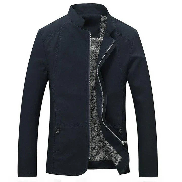 Mens Jacket with Side Pockets Versatile Design