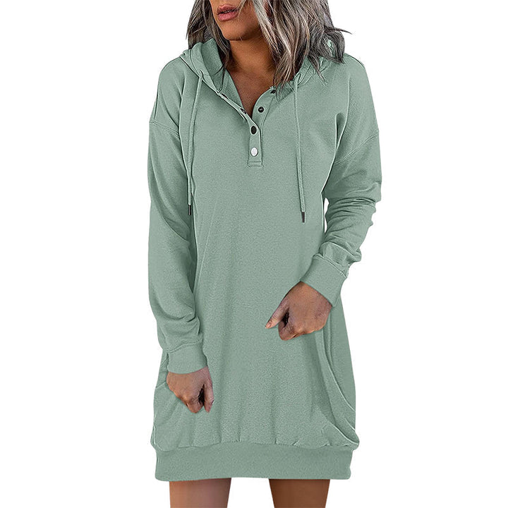 Womens Long Hoodie Minimalistic Relaxed Fit