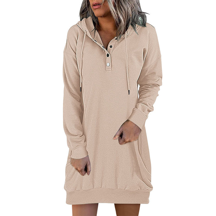 Womens Long Hoodie Minimalistic Relaxed Fit