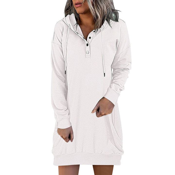 Womens Long Hoodie Minimalistic Relaxed Fit