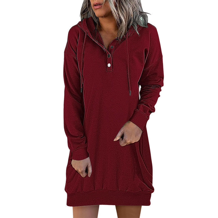 Womens Long Hoodie Minimalistic Relaxed Fit