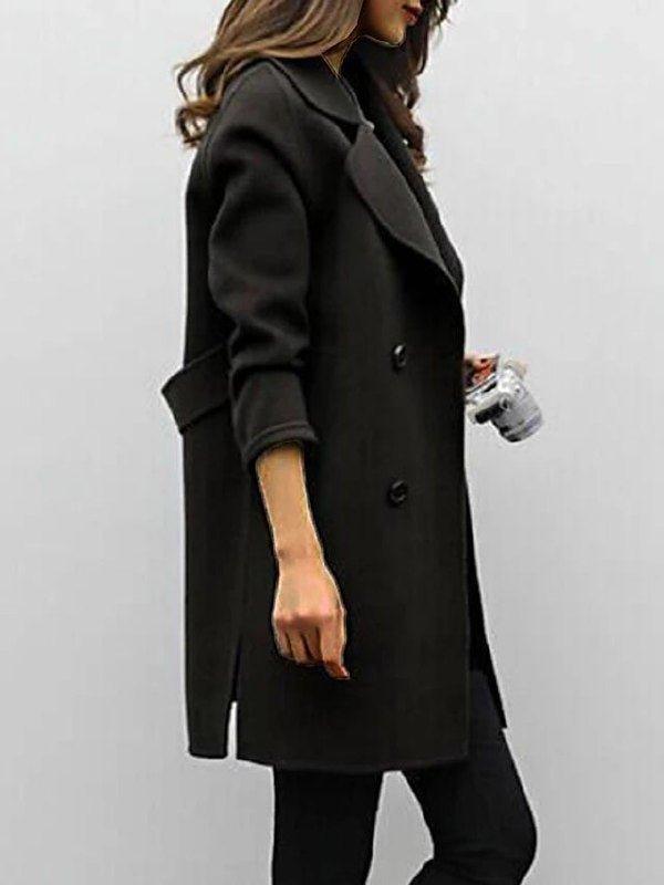 Womens Trench Coat Classic Stylish Elegant Fit
