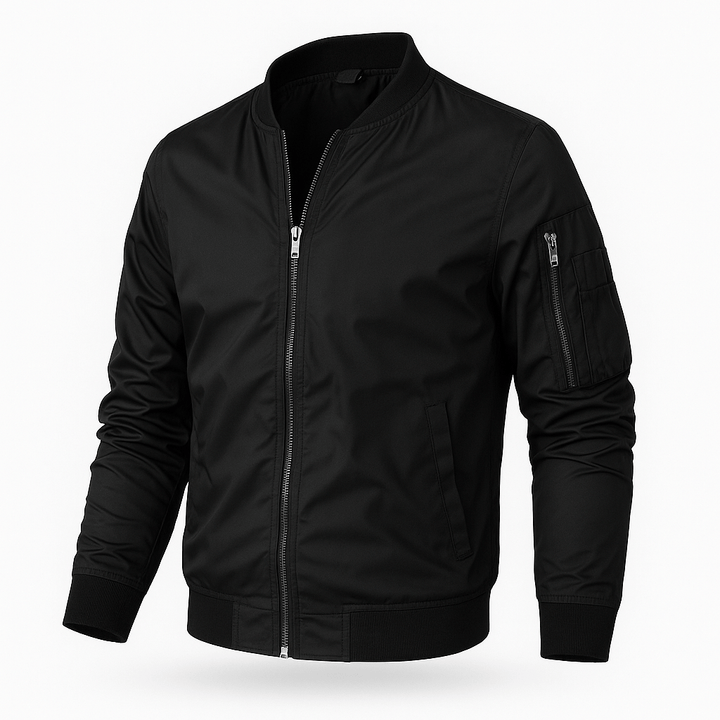 Unisex Lightweight Bomber Jacket Relaxed Fit