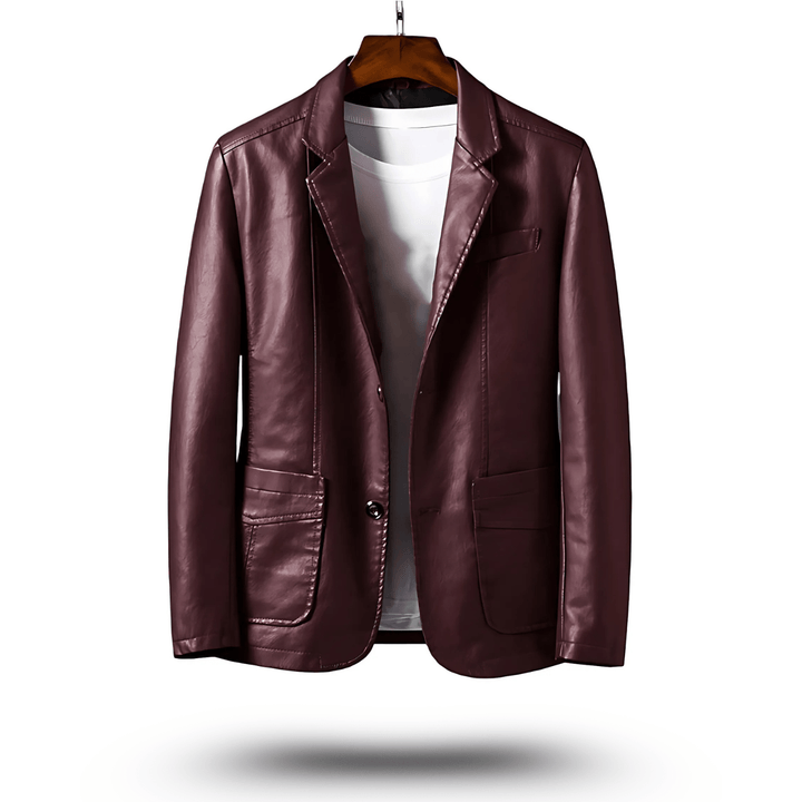 Mens Leather Jacket Classic Fit