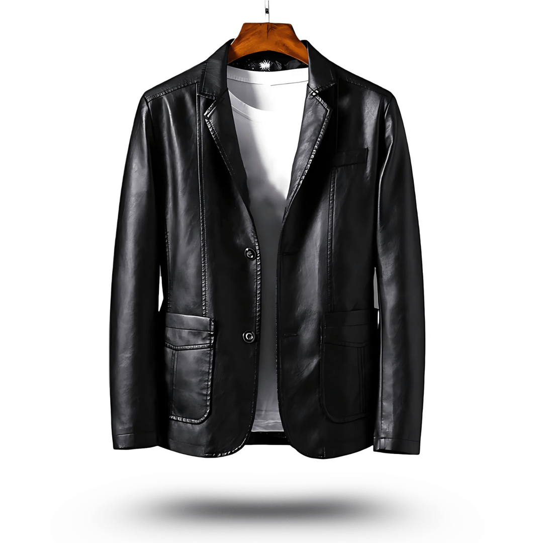 Mens Leather Jacket Classic Fit