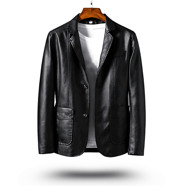 Mens Leather Jacket Classic Fit