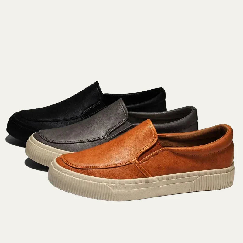 Mens Loafers Suede Penny Strap Platform Style - BritishMode