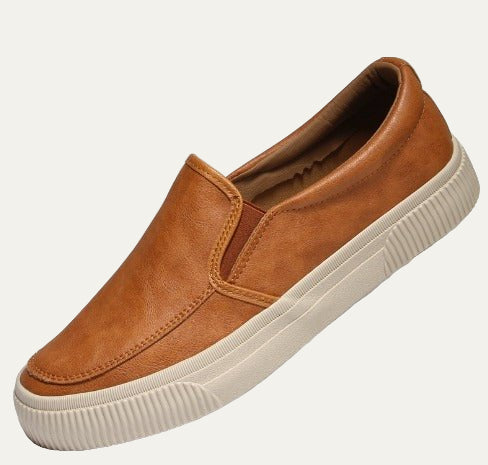 Mens Loafers Suede Penny Strap Platform Style