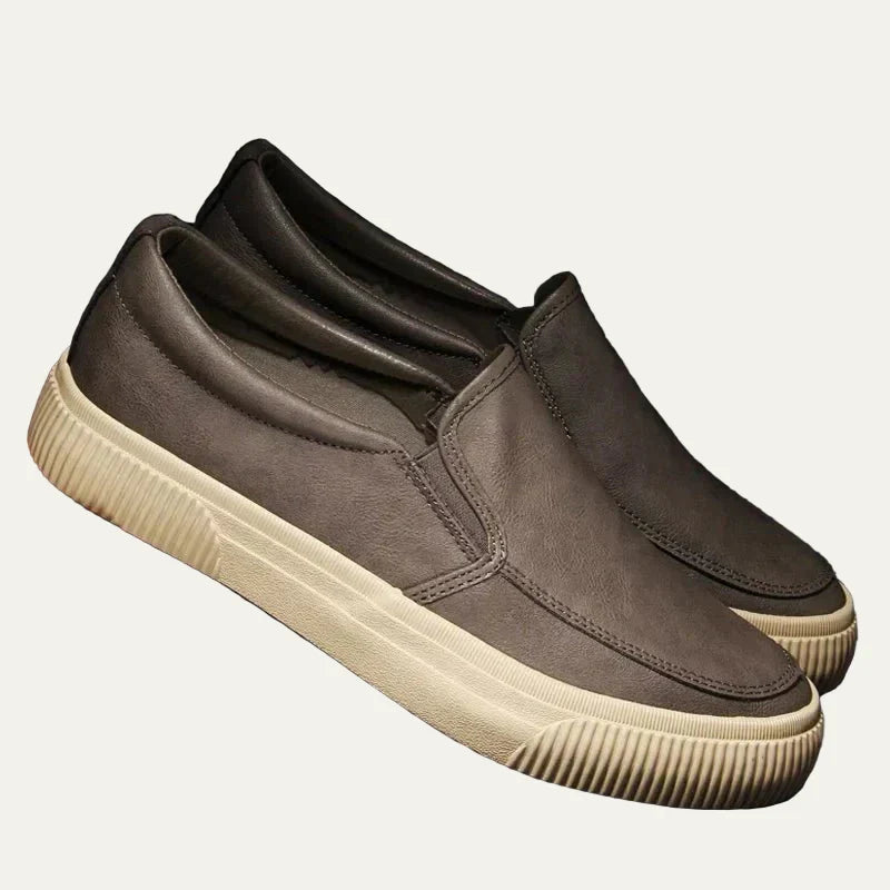 Mens Loafers Suede Penny Strap Platform Style