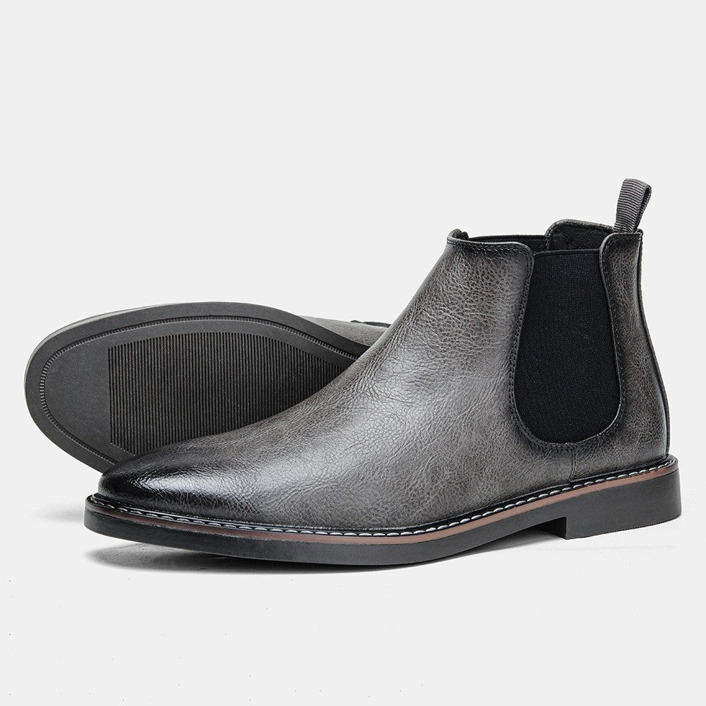 Unisex Chelsea Boots Leather Ankle Fit